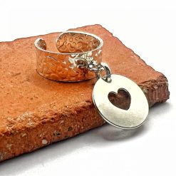 Musardise Bague Martel E Pendentif Coeur Bagues