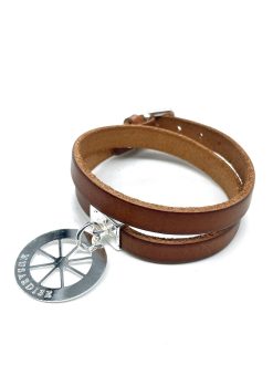 Musardise Cuir Roue Bracelets