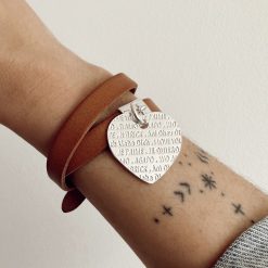 Musardise Cuir Je T'Aime Bracelets